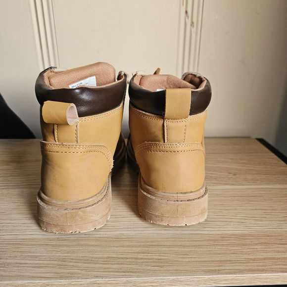 Tan Lace-Up Boots - Picture 5 of 6